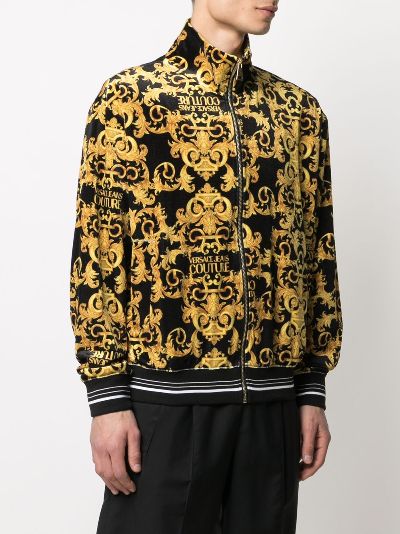 versace baroque bomber jacket