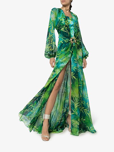 versace jungle print robe