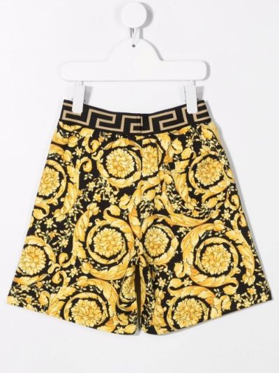 versace print shorts