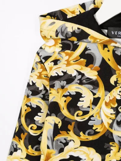 baroque print bomber jacket