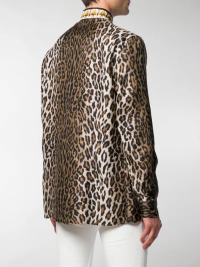 versace leopard shirt