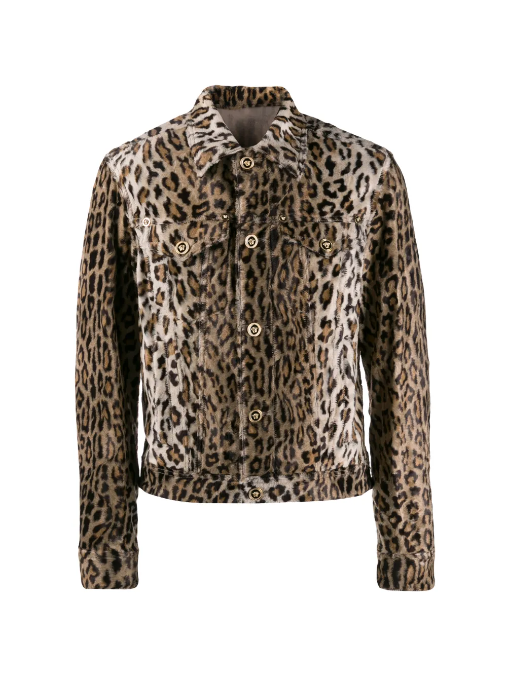 versace leopard jacket