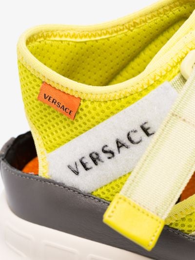 lime green versace shoes