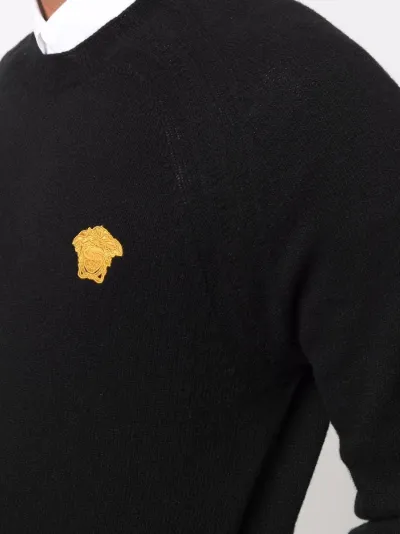 black versace jumper