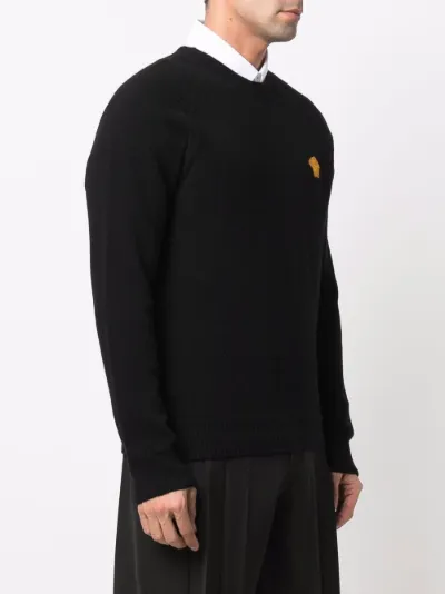 black versace jumper