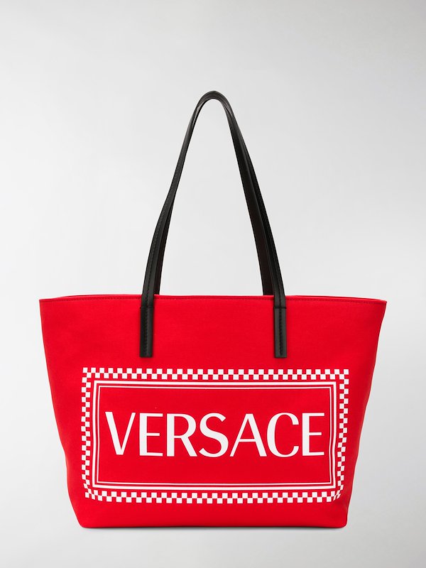 Versace logo tote red | MODES