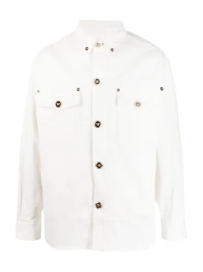 versace white denim jacket