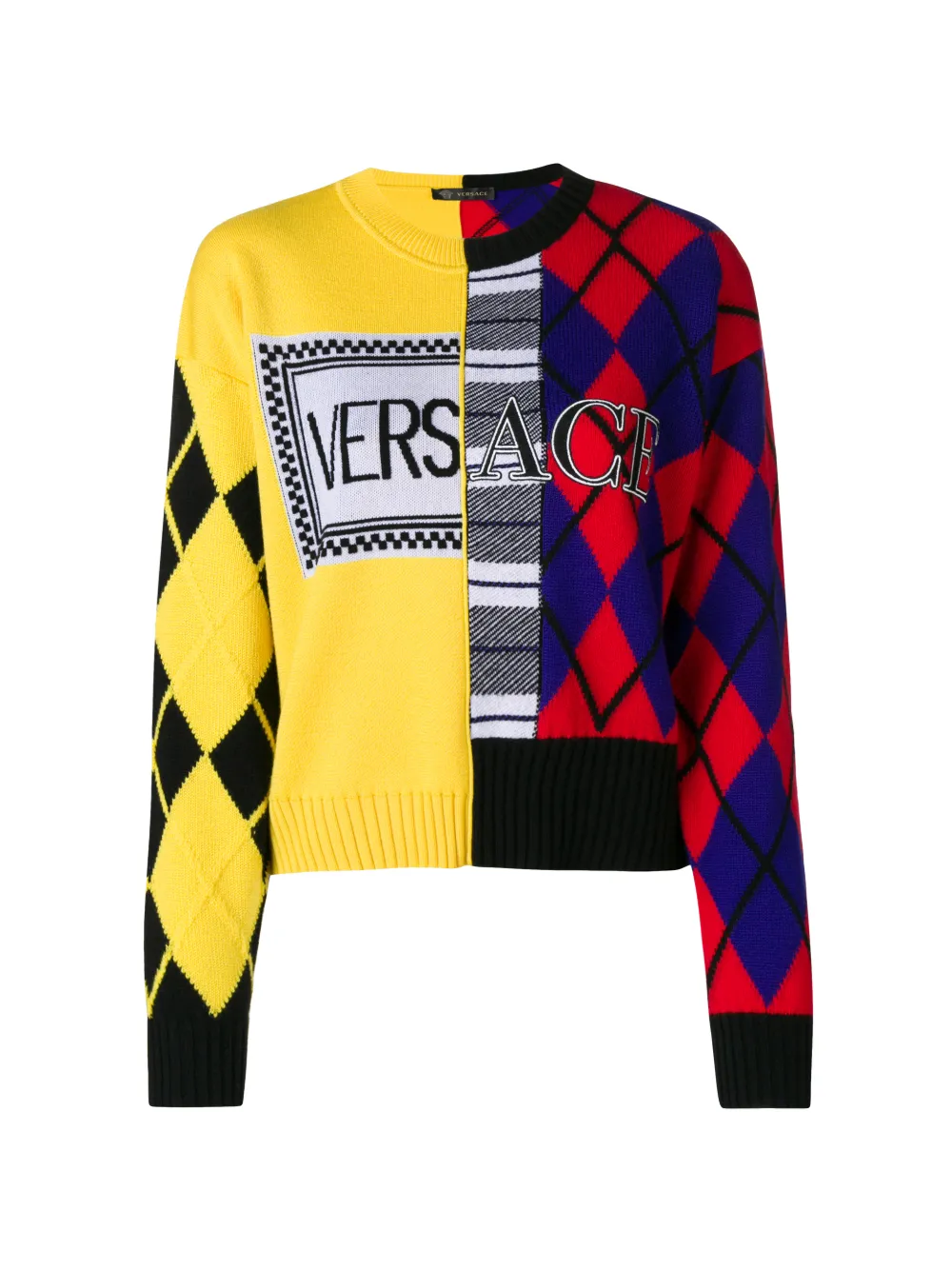 Maglione Versace la greca 10034101A023635P210 rosa | FRMODA.com