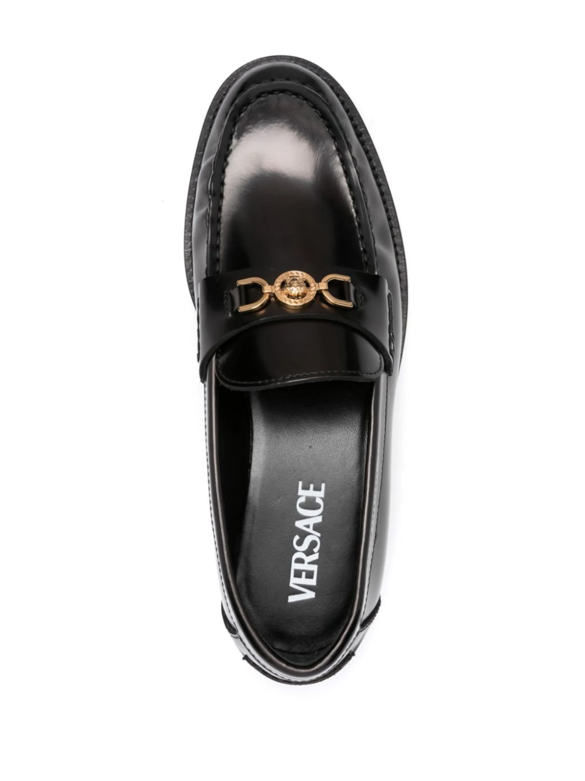 Medusachain leather loafers Versace