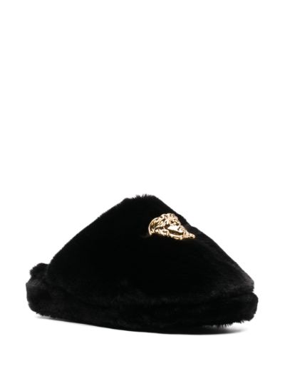 Versace hot sale velvet slippers