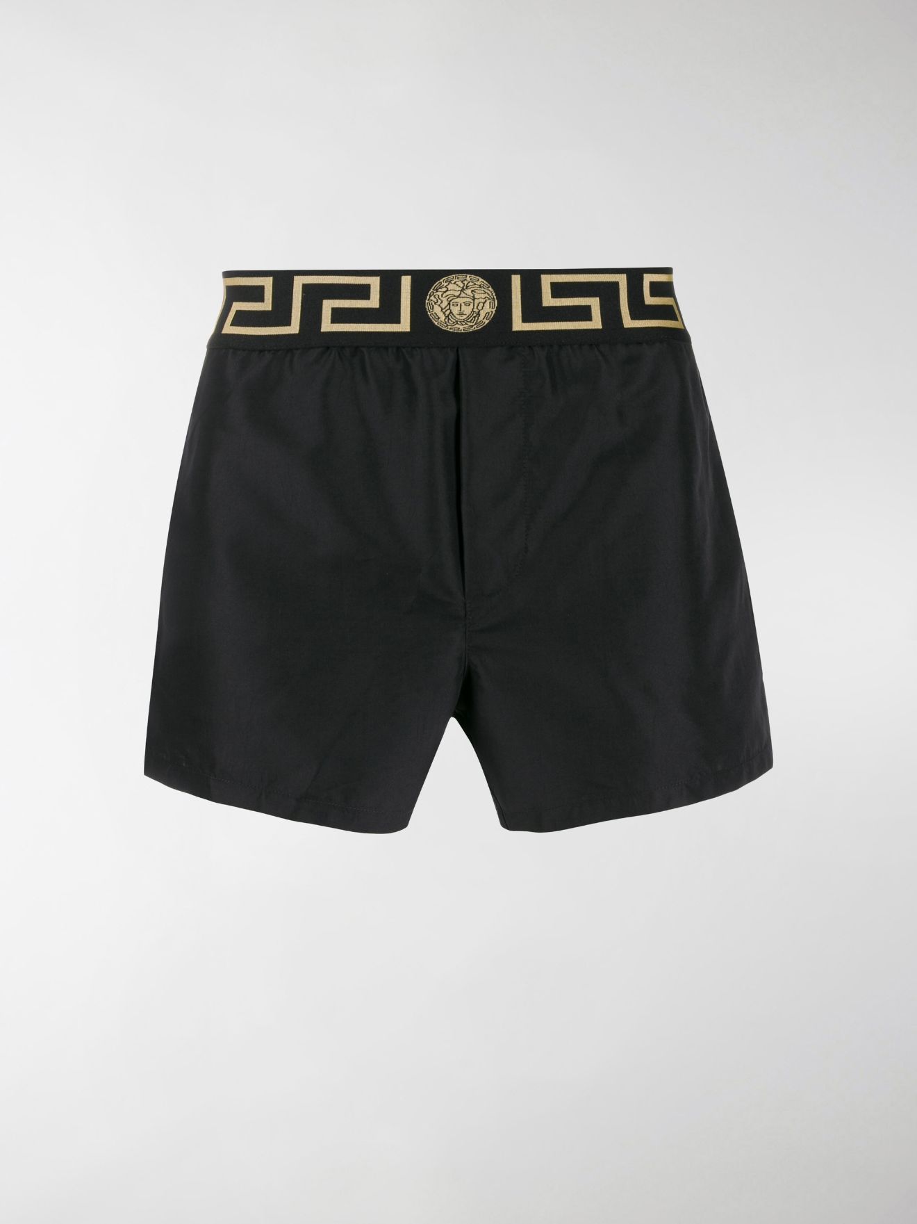 versace swim trunks white