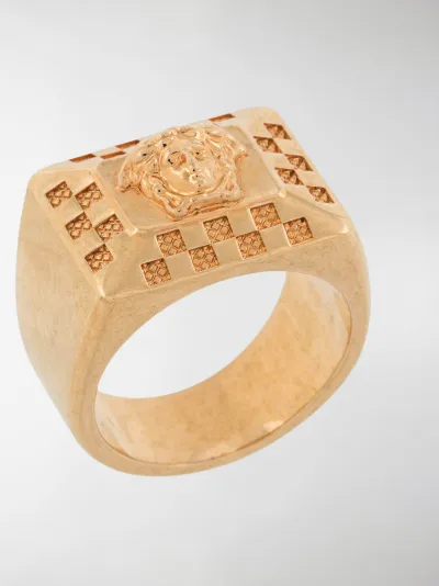 versace ring medusa head