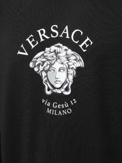 Versace Medusa head logo sweatshirt 