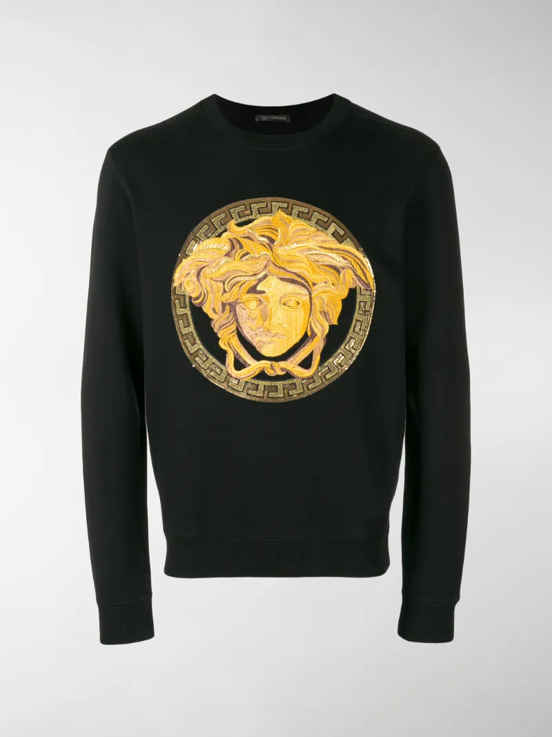 versace sequin sweatshirt