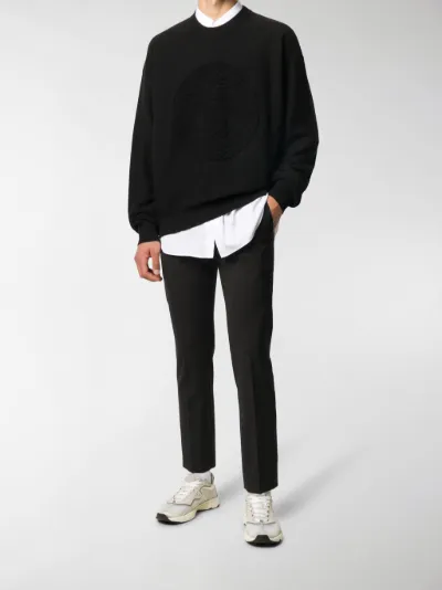 black versace jumper
