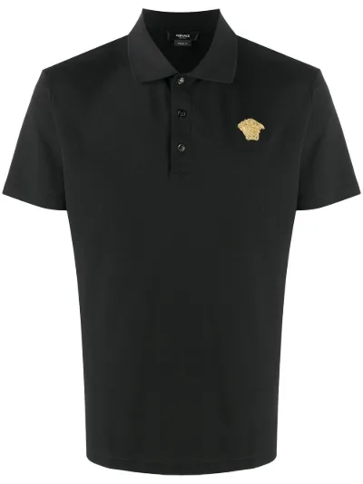 versace black polo