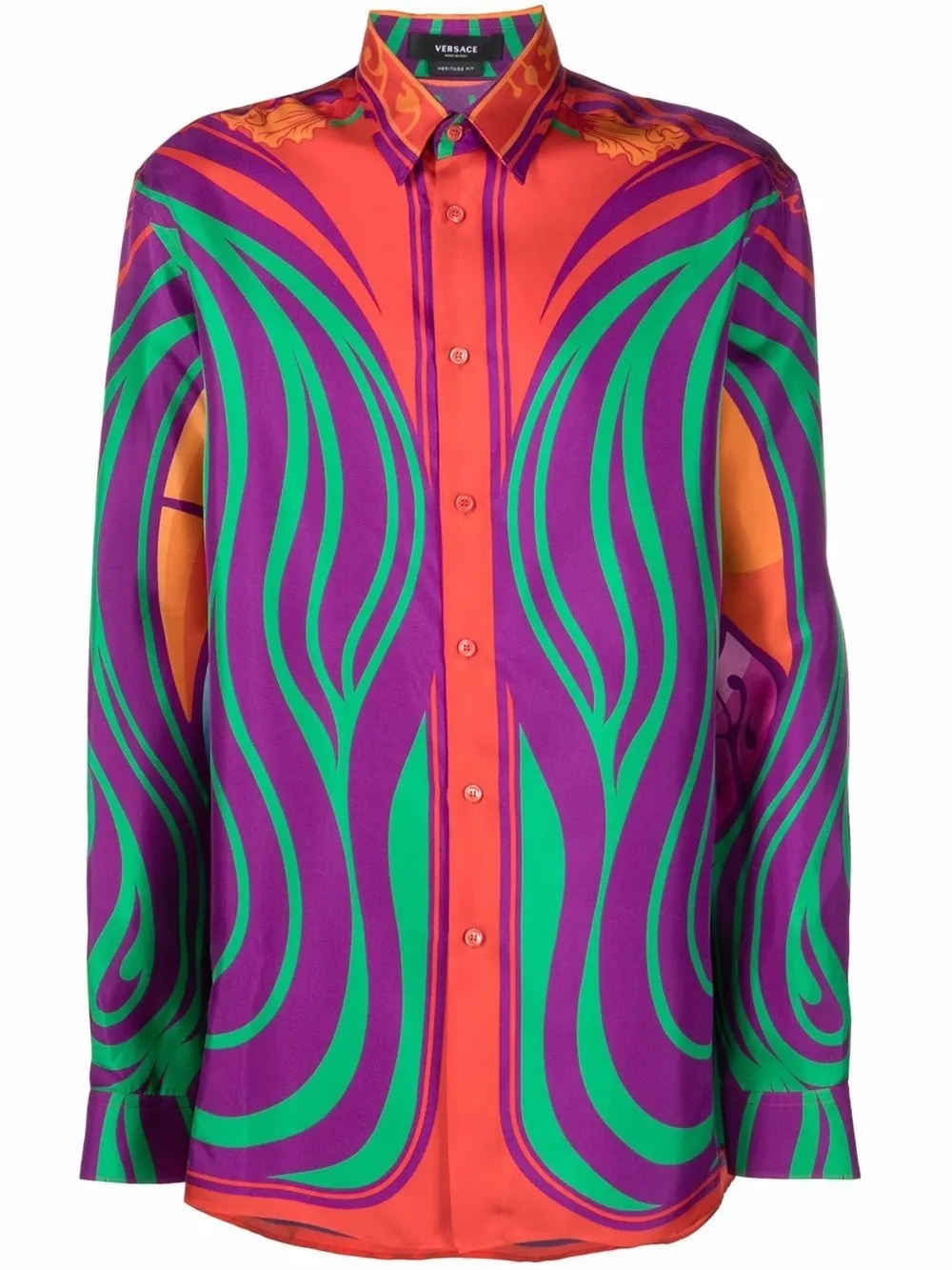 medusa silk shirt