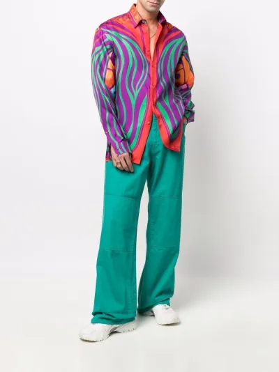 medusa silk shirt