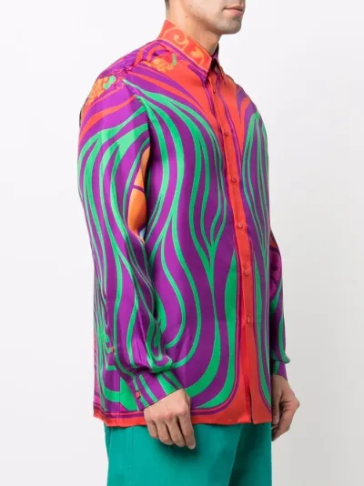 medusa silk shirt