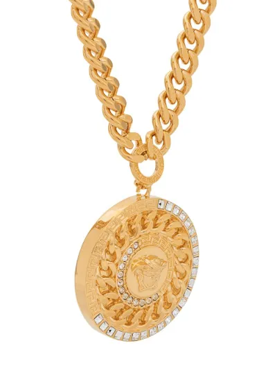 Versace single medusa necklace for men 
