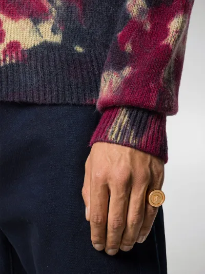 versace medusa signet ring