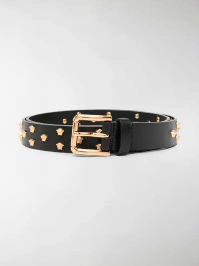 medusa leather belt