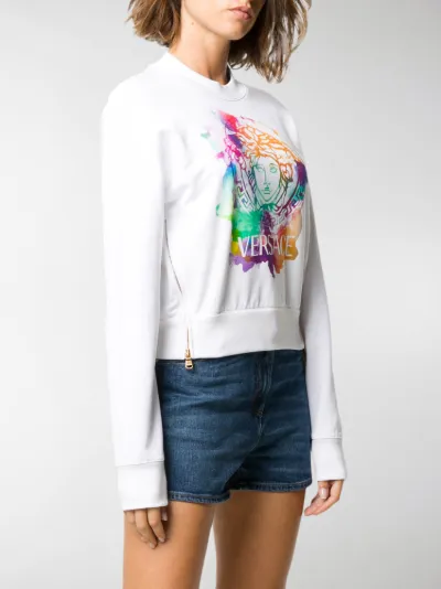 versace tie dye sweatshirt
