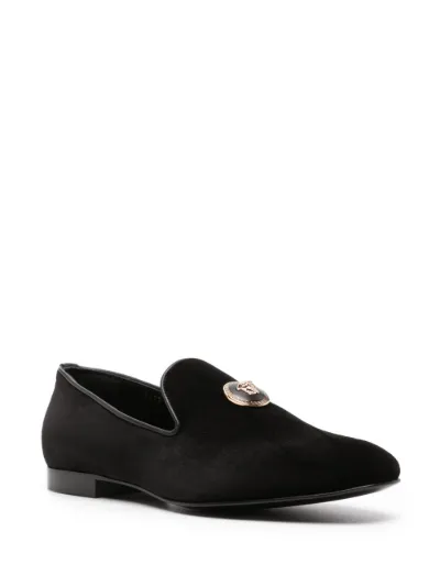 Versace loafers velvet sales