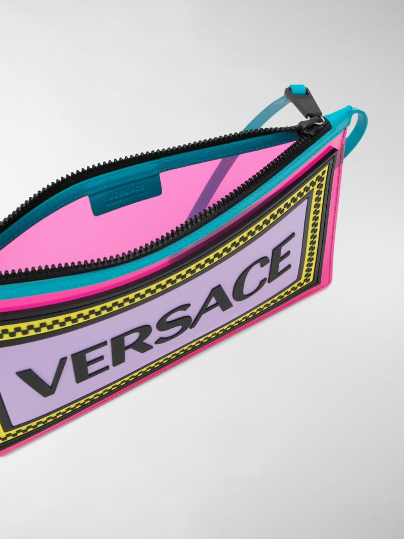 versace pvc clutch