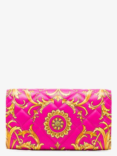 versace clutch pink