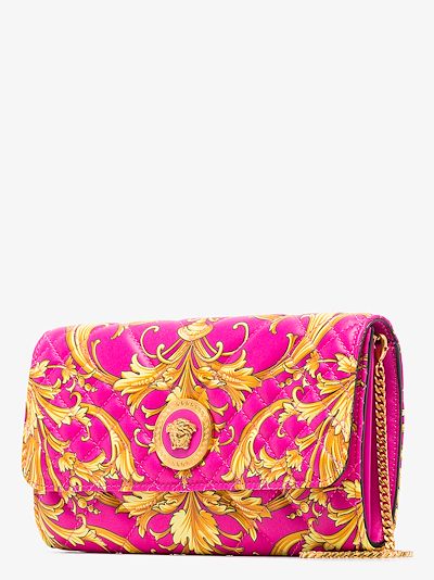 versace clutch pink