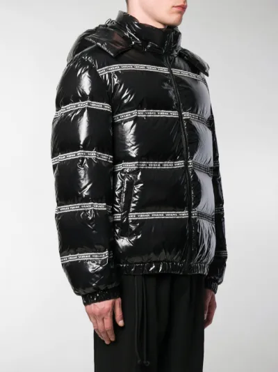 Versace Piumino con applicazione nero | MODES