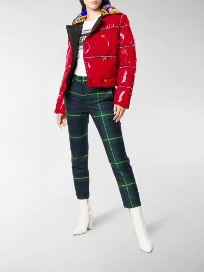 Versace Piumino crop rosso | MODES