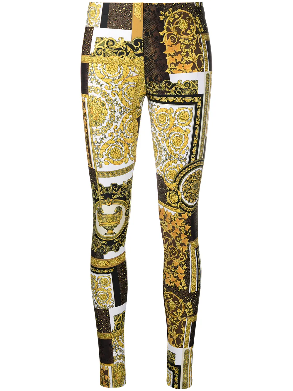 printed stretch-fit leggings | Versace 