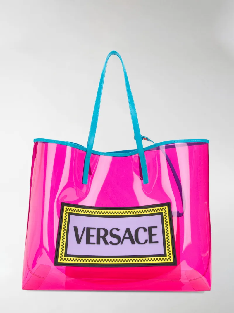 versace pvc tote