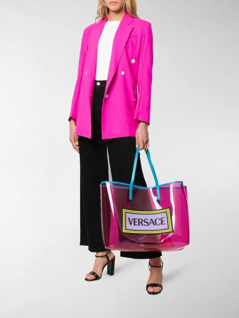 versace pvc tote