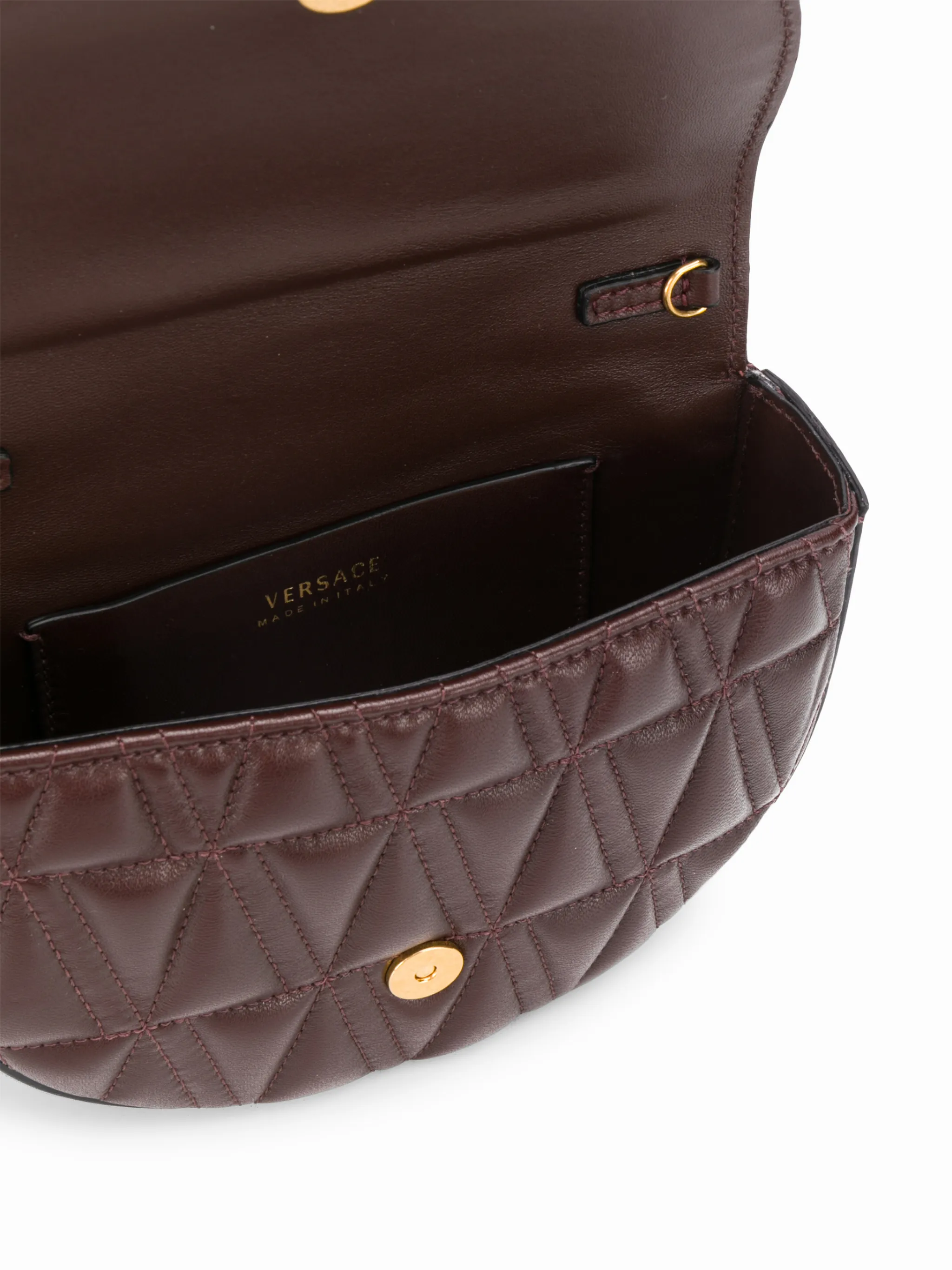 quilted Virtus belt bag Versace US