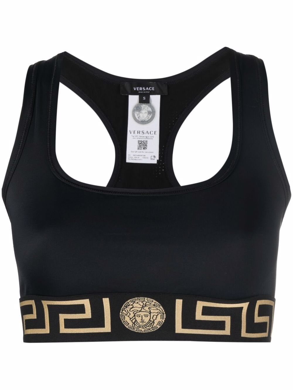 Reggiseno sportivo crop La Greca | Versace | Eraldo.com IT