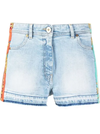 Royal Rebellion denim shorts | Versace | Eraldo.com