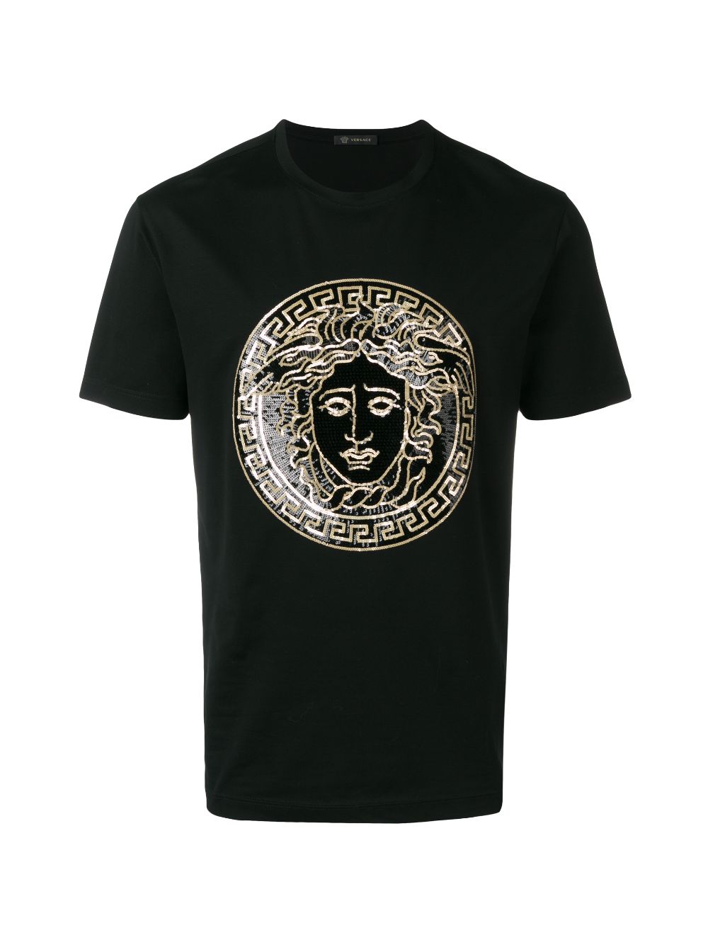 sequin medusa logo T-shirt | Versace | Eraldo.com US