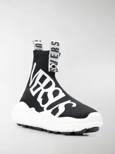 Versus versace sneaker a calza con logo - Stileo.it