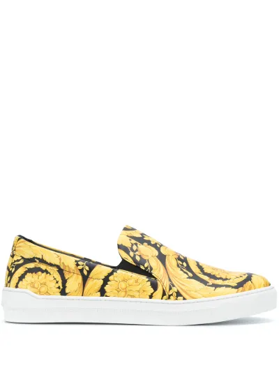 Sneakers senza lacci con stampa | Versace | Eraldo.com