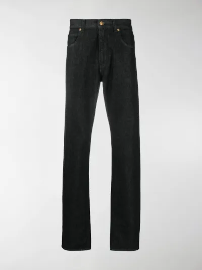 versace straight leg jeans
