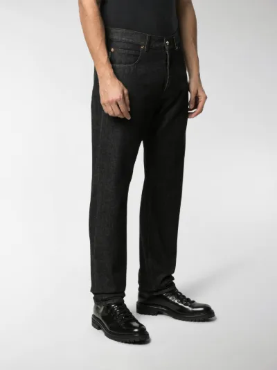 versace straight leg jeans