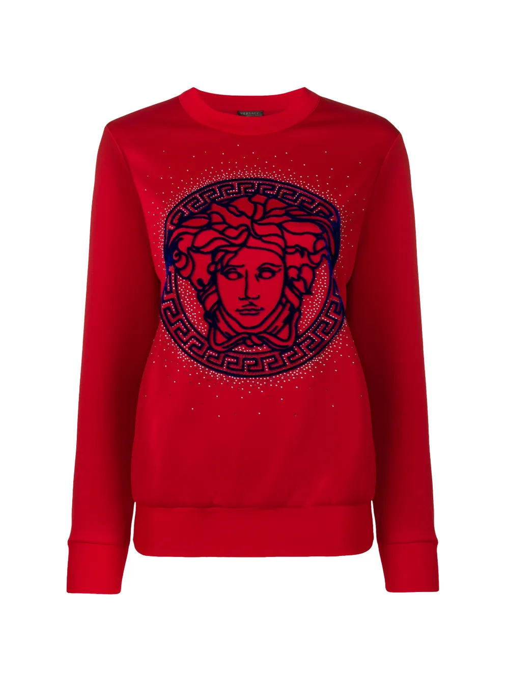 red versace sweatshirt