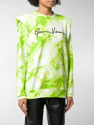 versace tie dye sweatshirt