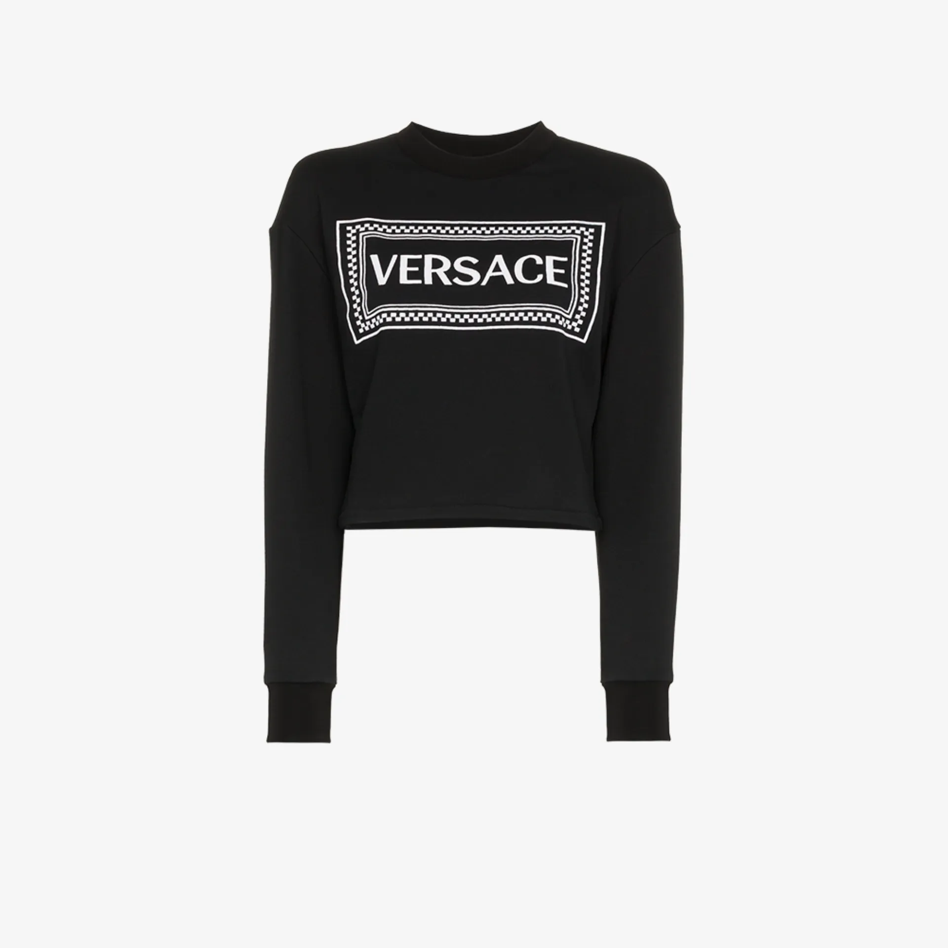 vintage versace logo sweatshirt