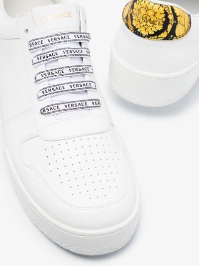 white versace sneakers