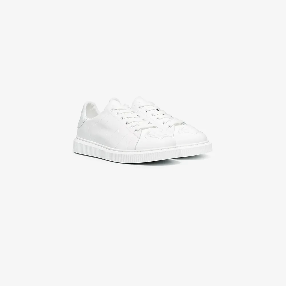 Versace white Medusa leather sneakers | Browns