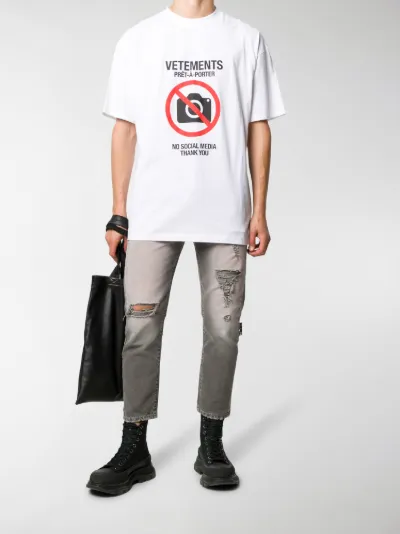 vetements anti social tee